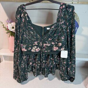 NWT! Altar'd State women's 2 piece set Large shirt/medium skirt